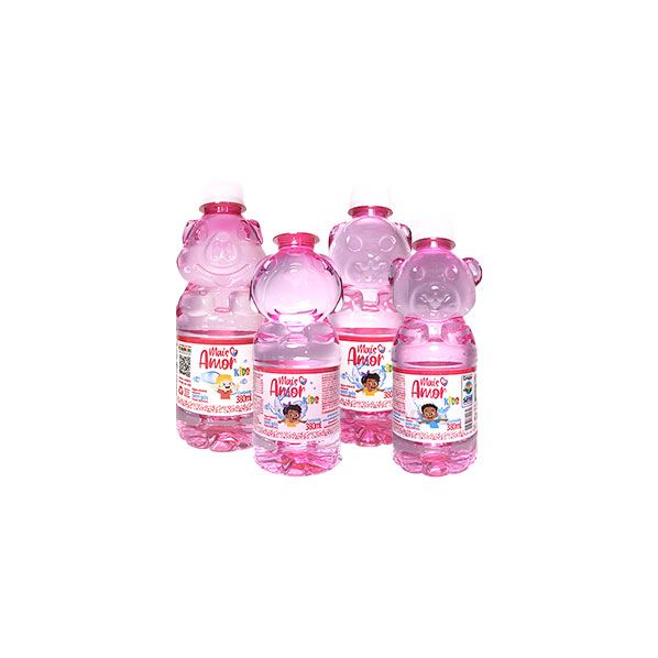 Produto: Água Mineral Natural | Água Mais Amor Kids - Rosa -  380ml - sem  gás
